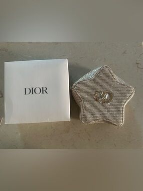 Dior Silver/Gold  Star-Shaped Cosmetic Case